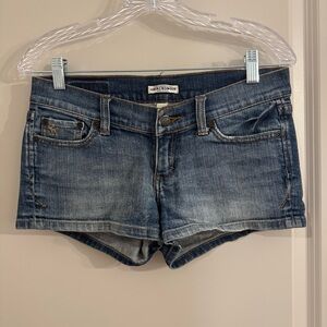 Abercrombie & Fitch Women's Distressed Denim Shorts - Medium Blue
